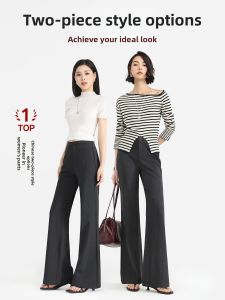HIPPIE MISS | Hippie Flare Pants Slim Fit With Drape