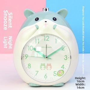 Speaking Silent Night Light Desk Clock
