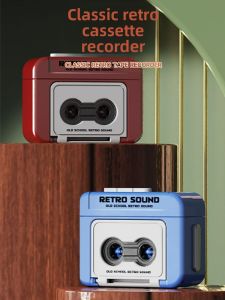 gumahus | Mini Retro Voice Recorder Keychain for Girls Stress Relief Toy