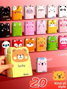 DISCO BEAR | Practical Reward Portable Notebook for Children 61 Childrens Day Gift