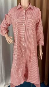 SIMPEL DRESS SALUR 1180-80 REALPICT LD 102 PJ DPN 112 PJ BELAKANG 126 CM