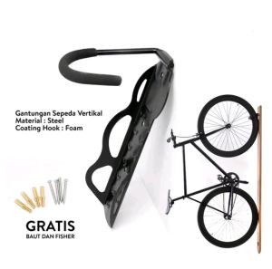 Stand Dinding Sepeda Vertical Standar Display Wall Hanger Bike Standing Gantungan Sepeda Dinding