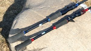 【GD.s】เบ็ดตกปลาแบบพกพา 1.65 / 1.8 / 2.1 เมตรน้ำหนักเบา Spinning Bait Rod M Action EVA Grip Bass ตกปลา Freshwater Saltwater Rod