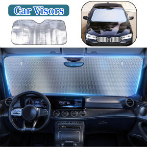 Car Windshield Visor Cover Foldable Front Rear Window Sun Shade UV Protection Heat Insulation