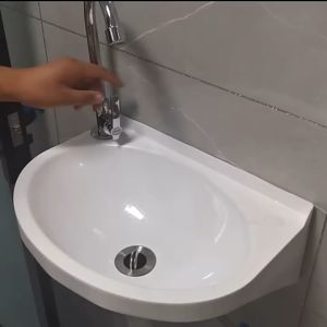 💥ส่งจากกทม.24ชม💥อ่างล้างหน้า สามเหลี่ยมขนาดเล็กติดผนัง อ่างล้างหน้าแขวน อ่างล้างหน้าเซรามิกทรงรีแขวนผนัง อ่างล้างหน้าแบบแขวน อ่างล้างหน้าแขวนผนัง Hanging basin อ่างล้างจาน อ่างล้างจาน ซิ้งล้างจาน อ่างล้างมือ