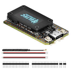 diymore | LoRa 32 V4 Meshtastic GPS Bảng Phát Triển Chạy Bằng Năng Lượng Mặt Trời Màn Hình OLED 096 Inch Mạng Lưới WiFi ESP32 SX1262 Công Suất Thấp BLE