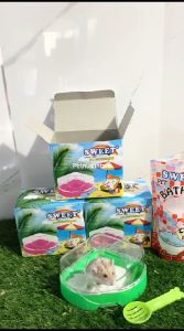 Sweet Hamster Bathroom Tempat Mandi Pasir Hamster Mainan Rumah Hewan