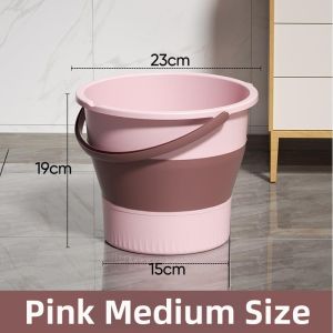 YUYOU | Portable Foldable Durable Plastic Bucket