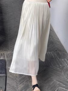 Cool Summer Half-length Skirt Elastic Waist Hanfu Inner Wear Versatile Midi Dress Base Layer Prevent Exposure
