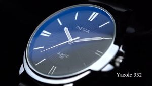jam tangan pria water resistant tahan air original Yazole 322 siap renang jam terbaru 2023 Jam Tangan Casual Elegan Jam Tangan Leather Strap - Lazada