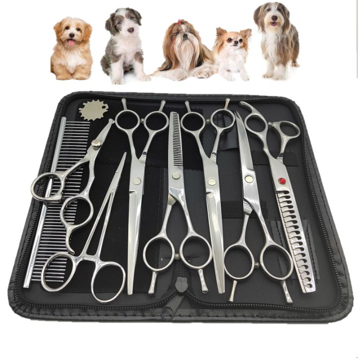 Grooming Kit For Dogs At Home 6-in-1 Pet Grooming Scissors Kit - Professional Stainless Steel Shears For Dogs/Cats Tijeras Dovo