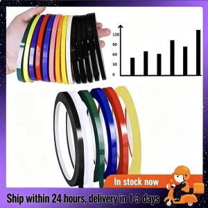 66M Graphic Whiteboard Tape Adhesive Chart Line Grid Electrical Marking Tapes High Temperature Resistant Pinstripe Dry Erase Art