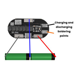 2S 50A High-current BMS Charging Board Protect Plates 3.7V Li-ion Lithium Battery Protection Circuit Module with Balance