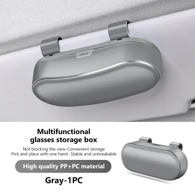 SEAMETAL Car Sunglasses Case Sun Visor Anti-Scratch Auto Organizers Glasses Holder Driving Road Trip