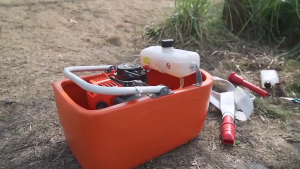 REAIM เรือสูบน้ำ เรือรดน้ำ เรือพ่นน้ำ เบนชิน 4 จังหวะ พ่นไกล18เมตร รุ่นใหม่ขอบสูง** เลือกได้มี แถมสาย3เมตรและสาย 10 เมตร รับประกัน 2 ปี