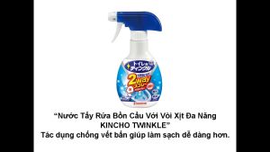 Nước Tẩy Rửa Bồn Cầu Với Vòi Xịt Đa Năng Kincho 300ml