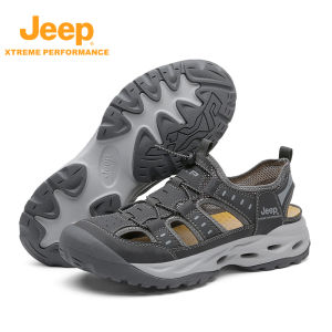 Jeep | Jeep Professional Mens Outdoor Stream-Wading Shoes Summer Water-Resistant Anti-Slip Sandals With Head Protection Beachwear