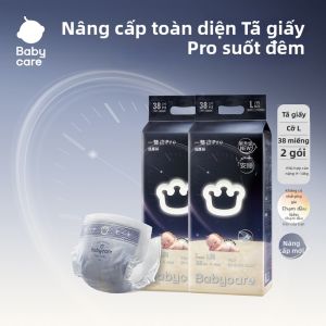 BC BABYCARE | Tã Giấy Bé Sơ Sinh Hấp Thụ Cao Dùng Qua Đêm