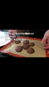 Red Baking Tools for Bread Pizza Kitchen Silicone Baking Mat Set Non-Stick Heat for Cookie Sheets