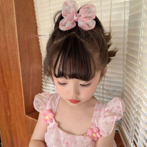 Bowknot Ponytail Holders Elastic Hair Bands Silk Scrunchies for Hair Ties Ropes for Girls Bow Hair Scrunchy Hair Accessories for Women Girls