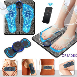 Electric EMS Foot Massager Accessories Pulse Muscle Stimulator Foldable Foot Massage Pad Relief Pain RelaxSupport Dropshipping
