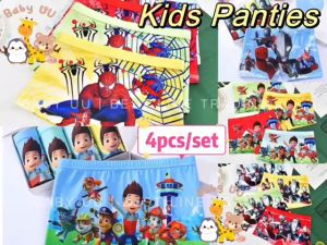 Kids Underwear 4 pcs/Set Boy 2-11 Years Seluar Dalam Budak Lelaki 男童内裤4条装