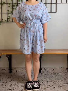 MUAT 80-100KG!!! SETELAN BAJU TIDUR HOTPANTS BALI SUPER JUMBO FIT TO XXXXL ST/RI RABBIT REAL PICT