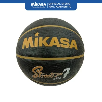 Mikasa BB702B-BKGL Basketball Size 7 with Quality Rubber (Black/Gold)