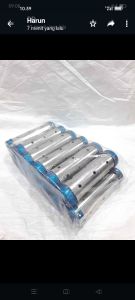 cetakan lontong stainless per 1 lusin (12 pcs) uk 15x4cm dan 20x4cm  plus capitan dan kayu pendorong.