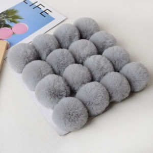 DIY Creative Ornament Clothes Shoes Handmade Imitation Rex Rabbit Fur Ball Hair Accessories Scarf Hat Key Pendants Decorative Bag