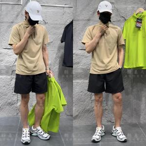 Elegant Breathable Mens Polo Shirt Short Sleeve Glueless High End Summer Quick Dry Fashionable Urban Style T-Shirt for Youth