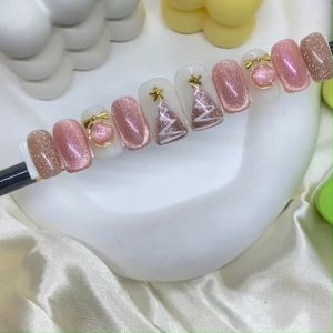 ลึกลับปลอมสำเร็จรูปพร้อมติด ลายคริสมาสต์ 2023 สีเจลแท้ ฟรี อุปกรณ์สำหรับติด