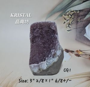 KRISTAL SG:  Colour Crystal Geode. 彩晶镇