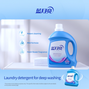 [Family Pack Bundle]BLUEMOON Liquid Laundry Detergent Kit for Washing 2.75kg×4 Fresh Floral Scent Strong Stain Remover