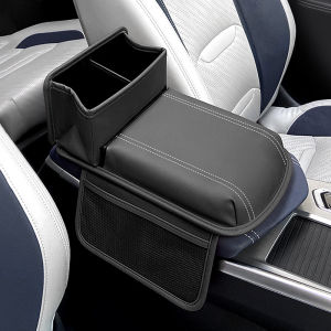 Abu & Mifa | Elevating Central Protection Armrest Box with Memory Foam and Storage Organizer