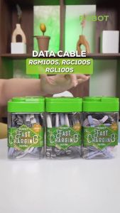 KABEL ROBOT MICRO USB RGM100 2.1A 1M KABEL DATA MICRO 100CM KUAT AWET