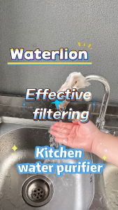 T-ORAS 6 Layer Water Purifier Filter Kitchen Tap Splash-proof 360° Degrees Rotatable Retractable Faucet Extender