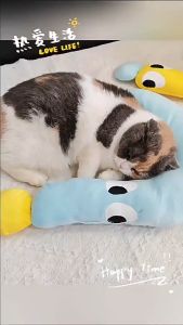 Gối ôm kiêm gối kê đầu cho Chó Mèo hình dấu chấm hỏi (mẫu mới) - Love Pets Shop