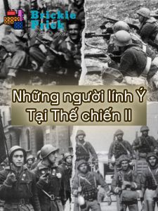Đồ Chơi Lắp Ráp Minifigure Army Quân Đội Ý WW2