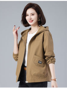 Shalldoer | Áo Khoác Ngắn Hooded Dành Cho Phụ Nữ Trung Niên và Người Cao Tuổi