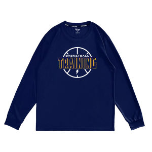 Quick Dry Long Sleeve T-Shirt Breathable Sweat Absorbent Skin Friendly Running Basketball Training Suit Ultra Light Polyester Fiber