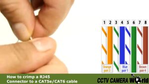 Hikvision Cat6 Indoor/Outdoor RG45 For Network Cable Trident Chip Pure Copper Chip Gold-Plated Exter