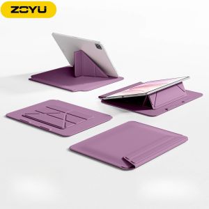 Zoyu(zoyu) | Ốp Lưng ZOYU Y-Fold Stand Case Cho iPad A16 Thế Hệ 11/10 iPad Air 11 Thế Hệ 4/5/6/7/8 iPad Pro 11 12.9 iPad Mini 8.3 A17 - Chống Sốc Chống Rơi Có Túi Bên Trong