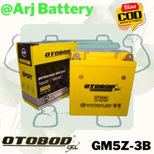 aki motor supra x lama.legenda.astrea grang.aki kering GM5Z-3B MF