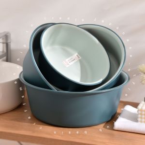 3pcs/sets Tub Wash Basin Large Capacity Laundry Baskets Space Saving Storage Container for Dishing Fruit Camping Laundry Hiking