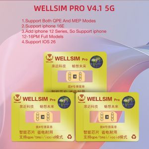 2025 Newest WellSim Pro V4.1 5G With QPE & MEP Modes For iPhone 6-16PM Full Models Support IOS 26 And Support iPhone 16E