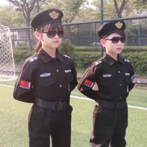 Mio Store PH Police Costume For Kids SWAT Boy Army Cosplay Uniform Clothing Gift Set Long Sleeves Policeman Uniform