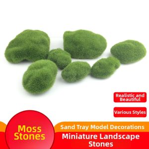 JIMUWU | DIY Micro Landscape Decorative Diorama Moss Faux Stone