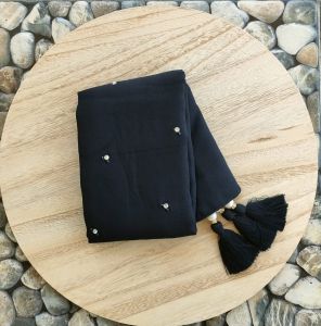 JILBAB SEGIEMPAT VOAL MIKKY MATA TABUR TASSEL BY CLARISSA HIJAB