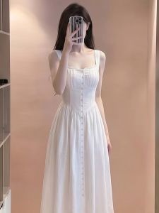 YIKEMAI | Vintage Style Slimming Camisole Dress